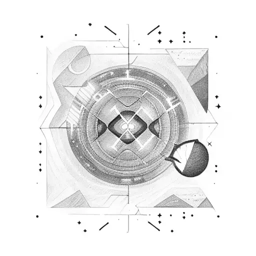 a barcode with the big dipper constellation inside it tattoo design idea