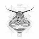 a barcode  tattoo design idea