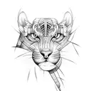 a barcode  tattoo design idea