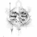 Renaissance paintings tattoo design idea