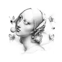 Renaissance paintings tattoo design idea