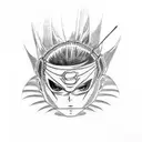 Itachi Uchiha tattoo design idea