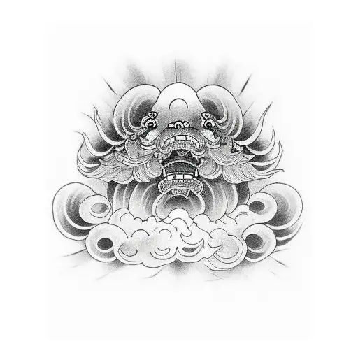 cloud  tattoo design idea