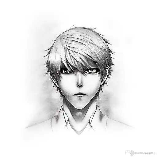 ken-kaneki tattoo design idea