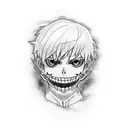ken-kaneki tattoo design idea