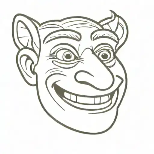 trollface  tattoo design idea