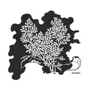 alaska sourrounded by fireweed flowers tattoo design idea