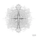 telecomunicaciones, torre tattoo design idea