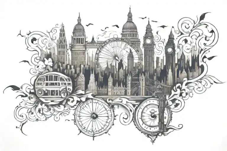 london tattoo design idea