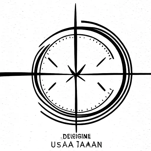 design features the latitude and longitude coordinates of Amman arranged in a minimalist and artistic way. The latitude  tattoo design idea