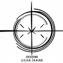 design features the latitude and longitude coordinates of Amman arranged in a minimalist and artistic way. The latitude  tattoo design idea