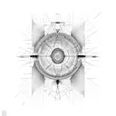 design features the latitude and longitude coordinates of Amman arranged in a minimalist and artistic way. The latitude  tattoo design idea