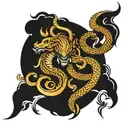 Creating a tattoo design that incorporates a variety of elements such as a snake, horse, Lord Shiva, Lord Murugan, eagle tattoo design idea