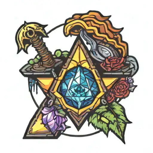 last prism from terraria tattoo design idea