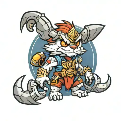 mordex from brawlhalla tattoo design idea