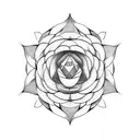 tudor rose tattoo design idea