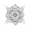 tudor rose tattoo design idea
