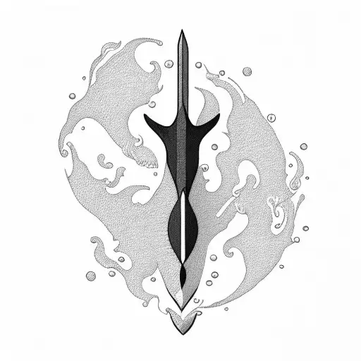 Neptune's Trident, killer whale tattoo design idea
