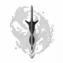 Neptune's Trident, killer whale tattoo design idea