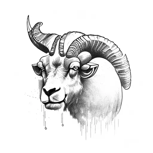 ram israel tattoo design idea