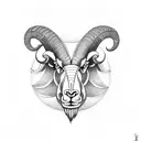 ram israel tattoo design idea