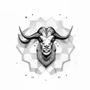 ram israel tattoo design idea
