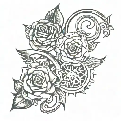 tattoo combining respect knowledge and friendship tattoo design idea