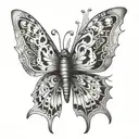 papillon hot butterfly Chaka Kahn   tattoo design idea