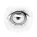 eyes composition tattoo design idea