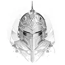 knight armour tattoo design idea