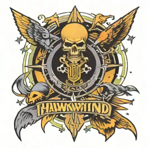 hawkwind space ritual  tattoo design idea