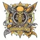 hawkwind space ritual  tattoo design idea
