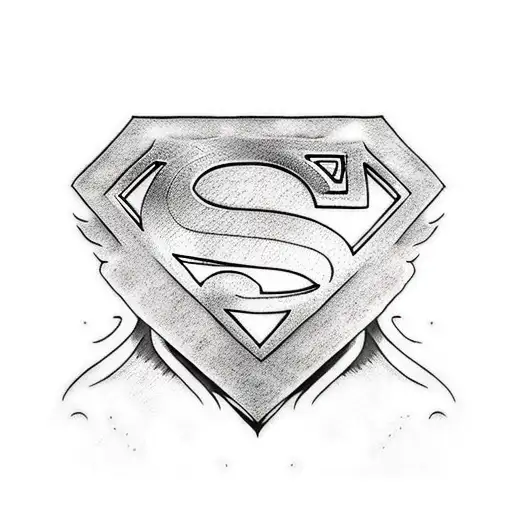 Superman tattoo design idea