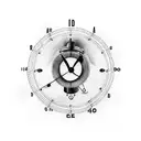 car speedometer and time tattoo design idea