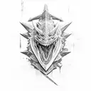 berserk dragonslayer tattoo design idea