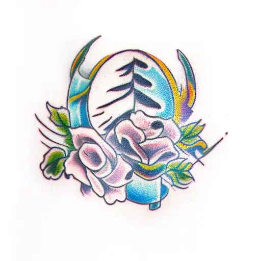 good vs bad tattoo design idea