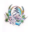 good vs bad tattoo design idea