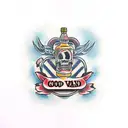 good vs bad tattoo design idea