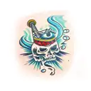 good vs bad tattoo design idea