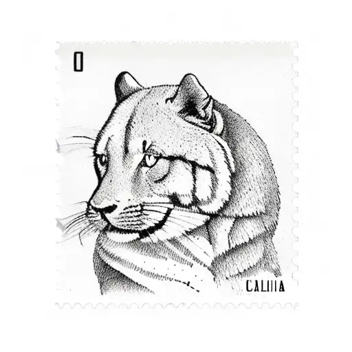 postage stamp california tattoo design idea