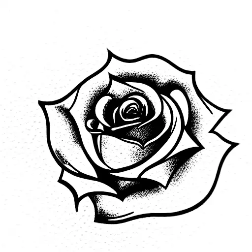 Rose, Crown, Royal tattoo design idea