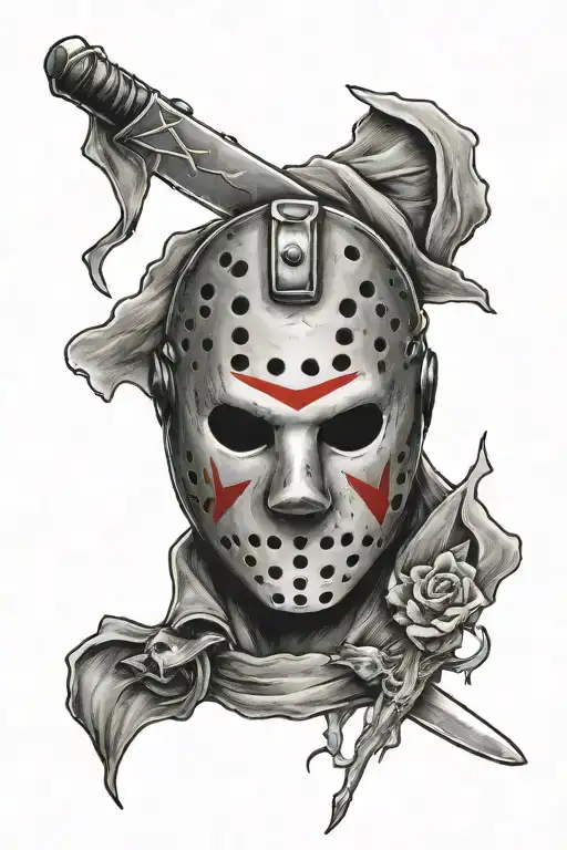 Friday the 13th Jason tattoo design idea