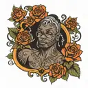 only text: 'black owned' tattoo design idea