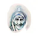 mother teresa  tattoo design idea