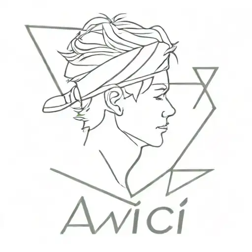 avicii sign tattoo design idea