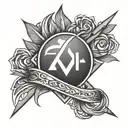 avicii logo tattoo design idea