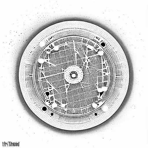 Drumpad Drum machine turntable sampler synthesiser tattoo design idea