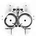 Drumpad Drum machine turntable synthesiser tattoo design idea