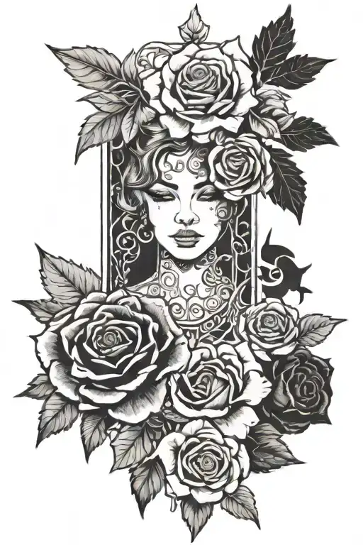 Izzy written outline tattoo tattoo design idea