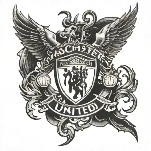 Manchester united devil tattoo design idea